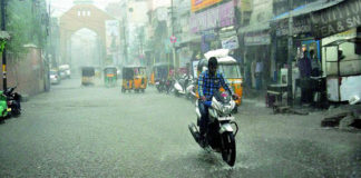 Hyderabad receives heavy rainfall, thunderstorm