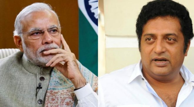 Prakash Raj for remarks on PM Modi