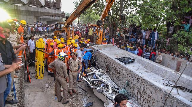 18 Dead As Under Construction Flyover Collapses In Varanasi