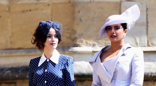 Priyanka Chopra Takes the Clear Shoe In Royal Wedding-