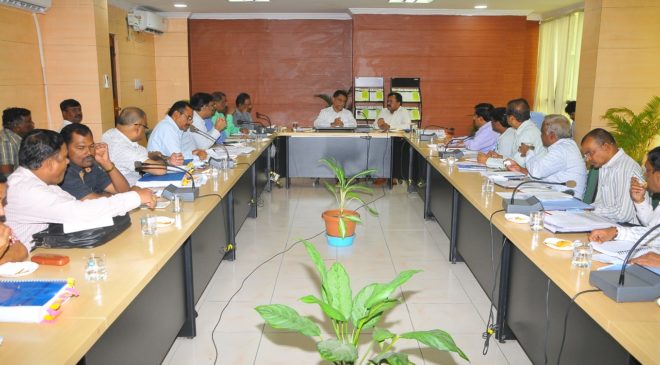 Arvind Kumar today held a series of meetings with the GHMC officials