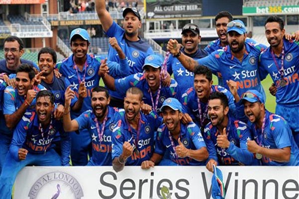 india won the series