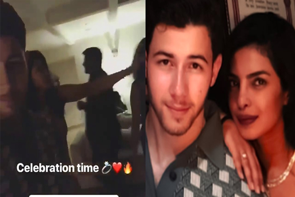 Priyanka Chopra Dances Crazily At Her Engagement