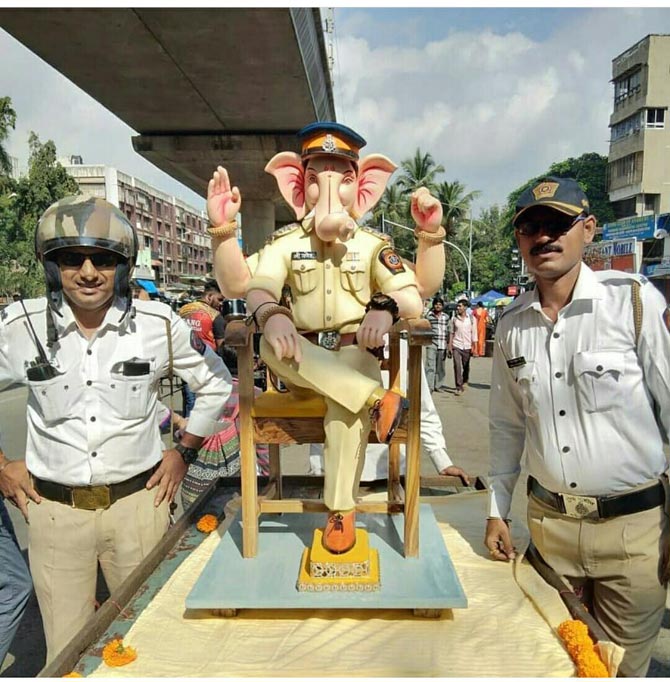 police ganapati