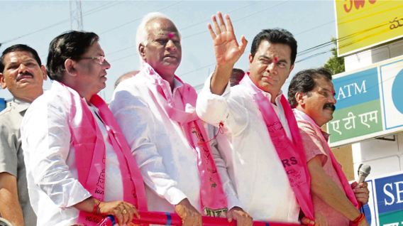 ktr road show warangal