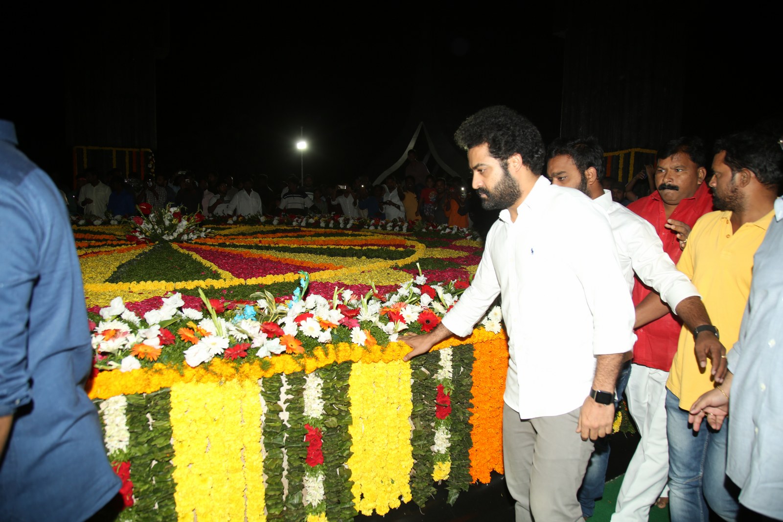 NTR comes to NTR Ghat