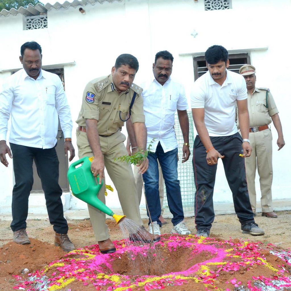 Sangareddy SP Accepts Green Challenge