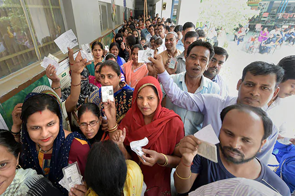 delhi polling