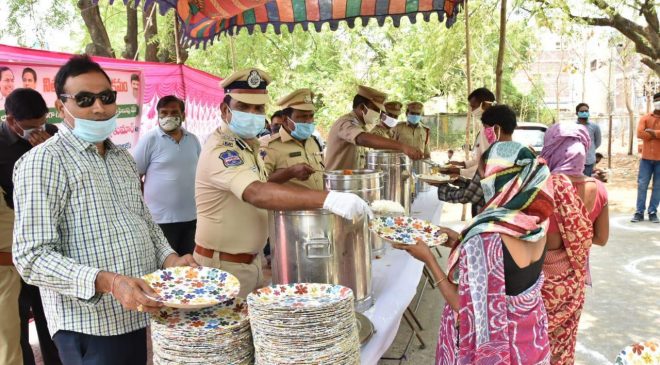 Annadanam Rrogram in Ramagundam