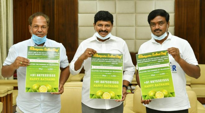 MP Santhosh Launches Orange Poster