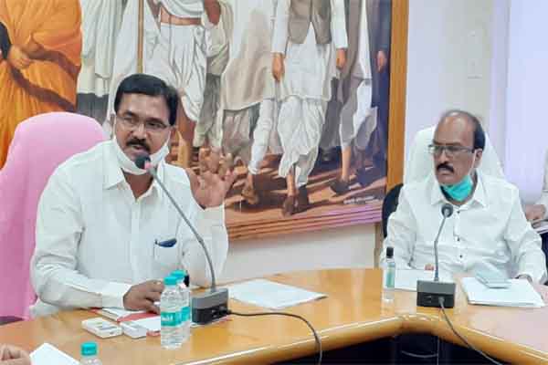 Minister niranjan reddy review on fertilizers