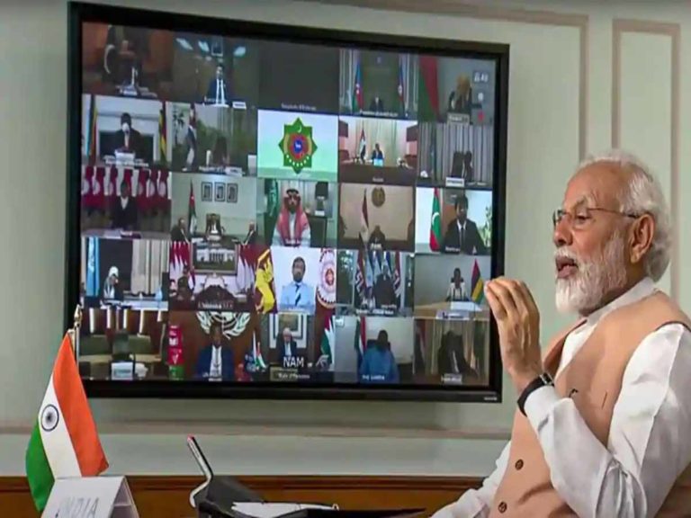 modi video conference