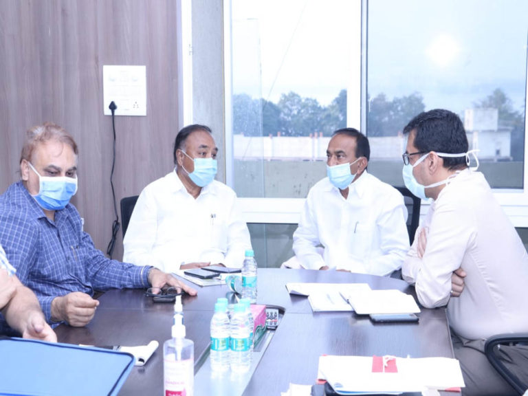 బీబీనగర్ ఎయిమ్స్ ఆసుపత్రిపై మంత్రి ఈటెల సమీక్ష..