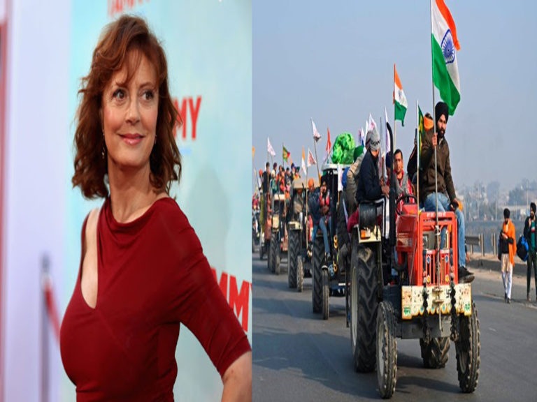 రైతులకు హాలీవుడ్ నటి సుసాన్ మద్దతు..