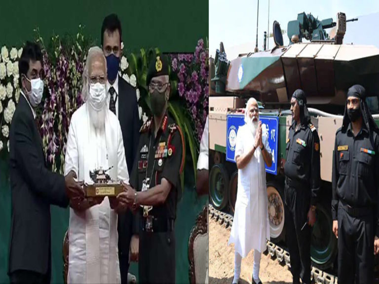 అర్జున్ ట్యాంక్‌ను సైన్యానికి అందించిన ప్రధాని..