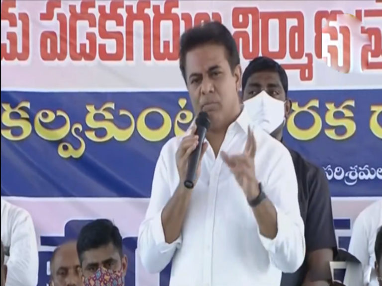 కేంద్రంపై మంత్రి కేటీఆర్‌ ధ్వ‌జం..