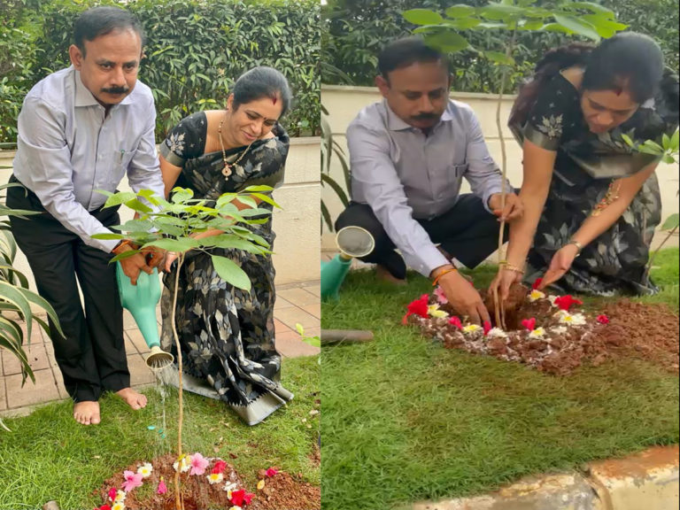 గ్రీన్ ఛాలెంజ్ పాల్గొన్న హరి రామ్ దంపతులు..