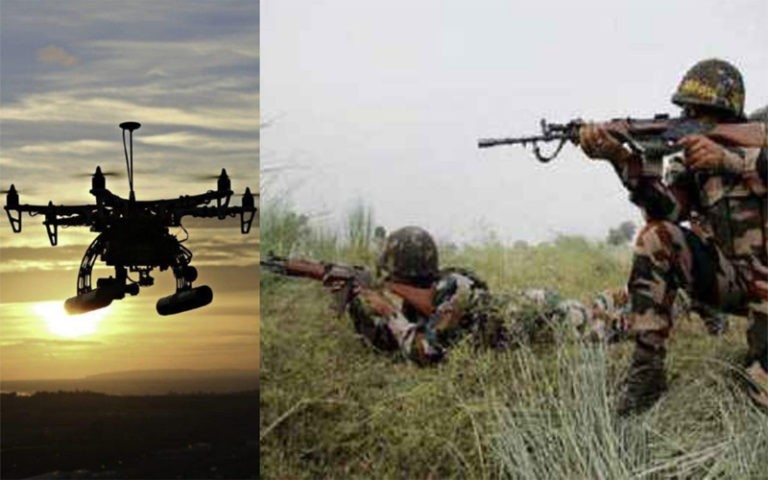 Two drones attack