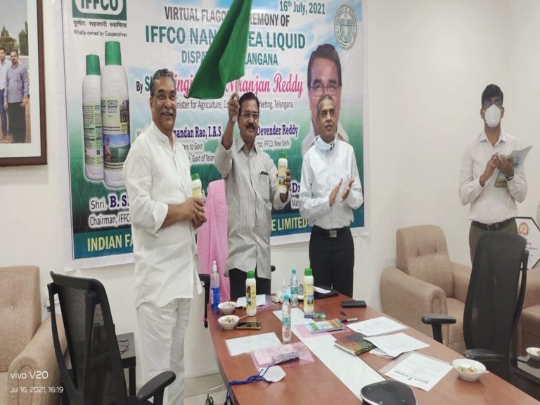 నానో యూరియా విరివిగా వాడండి- మంత్రి నిరంజన్ రెడ్డి