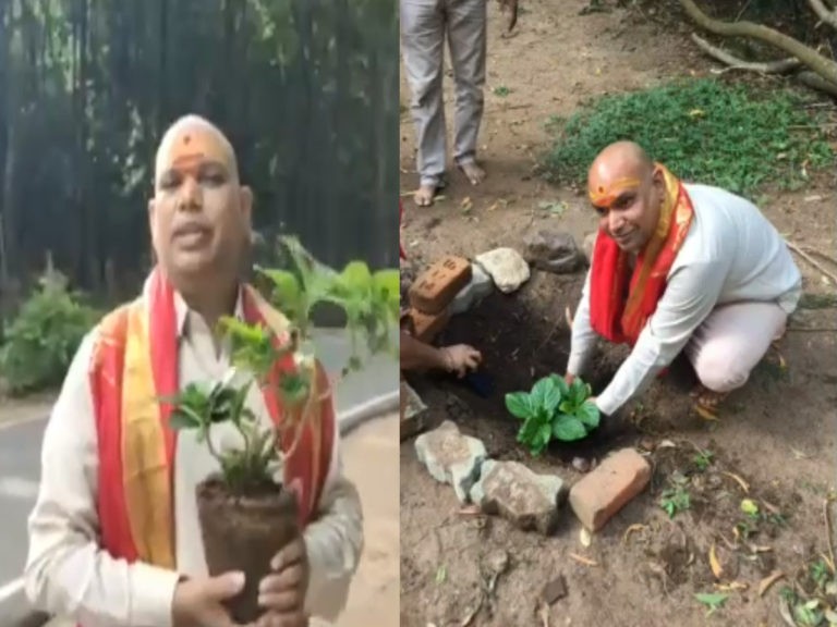 గ్రీన్ ఛాలెంజ్‌.. తిరుమలలో మొక్కలు నాటిన సంతోష్..