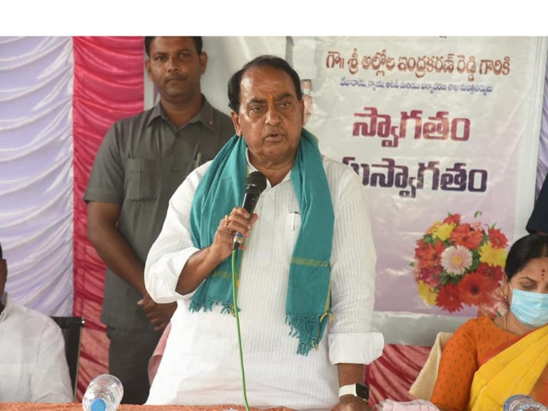 Minister Indrakaran Reddy