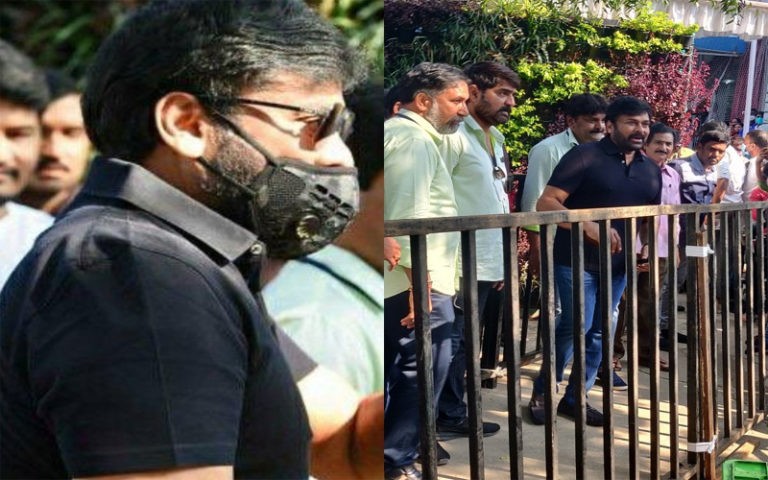 ‘మా’ ఎన్నికలు.. ఓటు వేసిన చిరు..