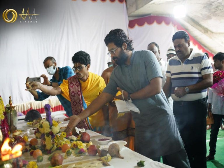 ‘AAA’ సినిమాస్‌.. పూజా కార్య‌క్ర‌మంలో ఐకాన్ స్టార్..