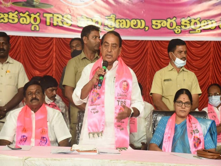 విజయ గర్జనను విజయవంతం చేద్దాం: మంత్రి ఐకే రెడ్డి