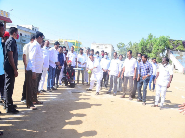 క్రీడల అభివృద్ధికి సంపూర్ణ సహకారం- మంత్రి ఐకే రెడ్డి
