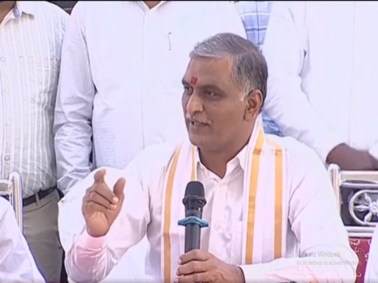 బీజేపీవి మాటలెక్కువ పని తక్కువ- మంత్రి హరీష్