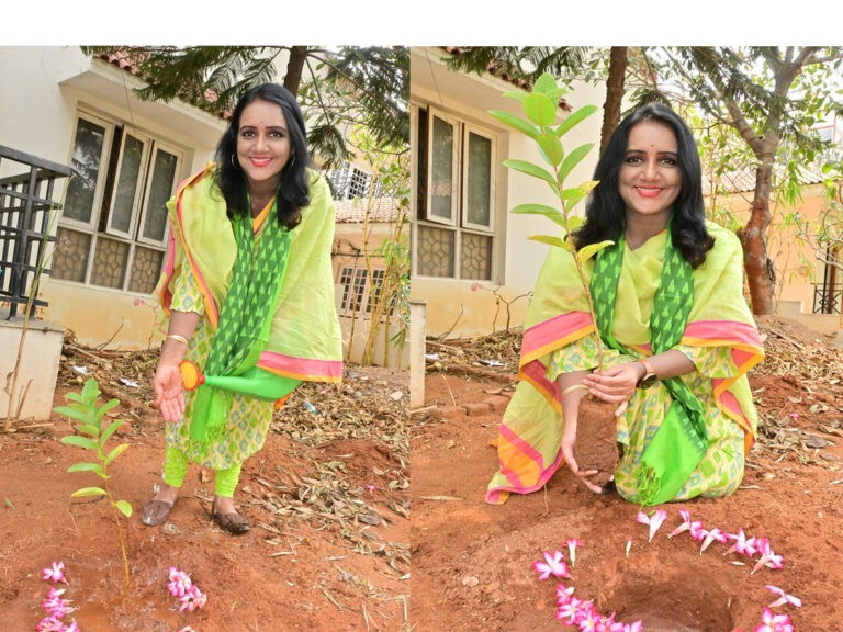 గ్రీన్ ఛాలెంజ్‌లో పాల్గొన్న ప్రముఖ జర్నలిస్ట్ స్వప్న..