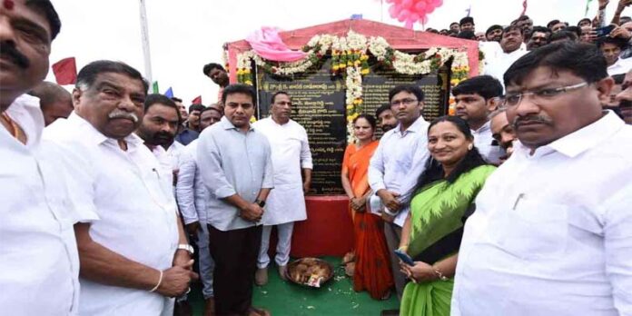 KTR at Siricilla