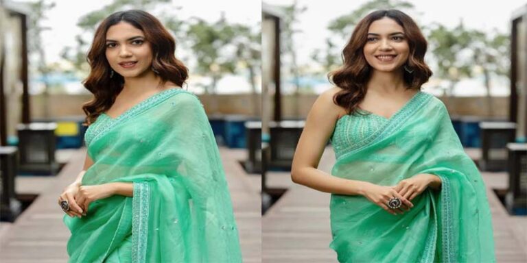 Ravishing Beauty Ritu Varma  in green