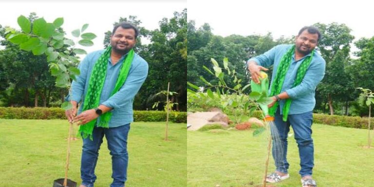 మొక్కలు నాటిన ఈటీవీ ప్రభాకర్..