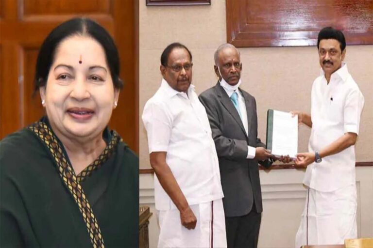 జయలలిత మృతిలో శశికళపై అనుమానం:ఆర్ముగస్వామి నివేదిక