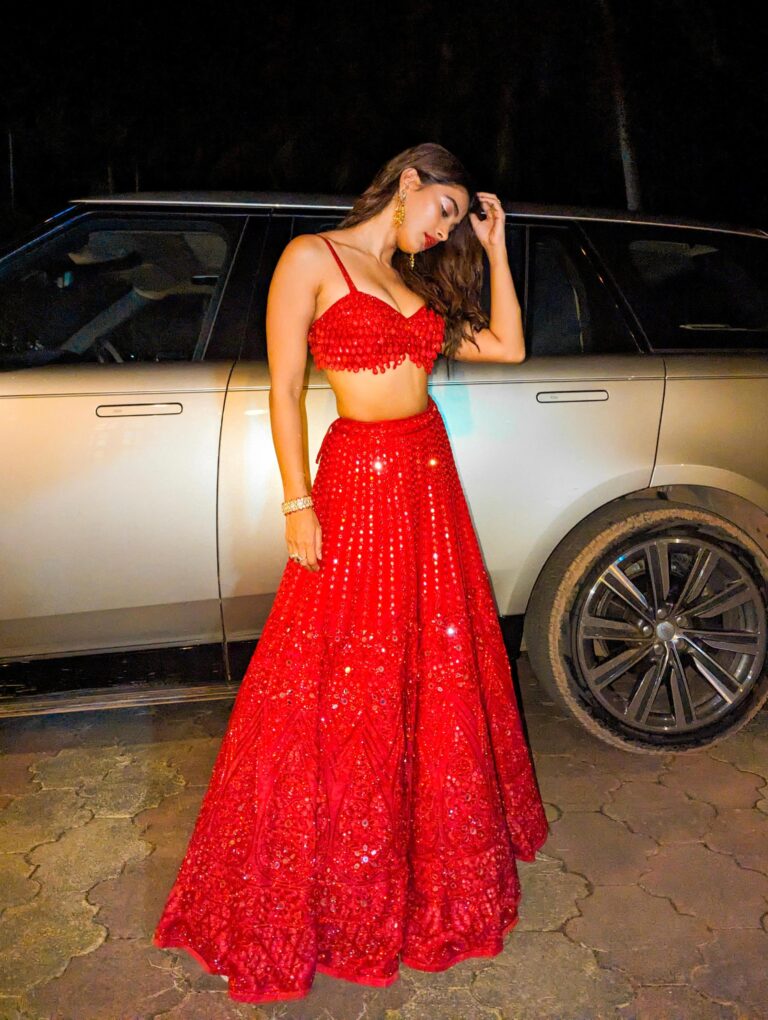 Pooja Hegde Stunning at Red