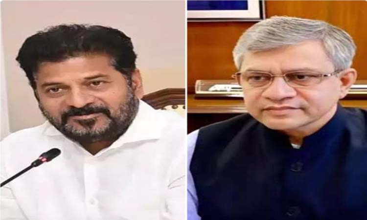 కేంద్ర రైల్వే మంత్రికి సీఎం రేవంత్ లేఖ