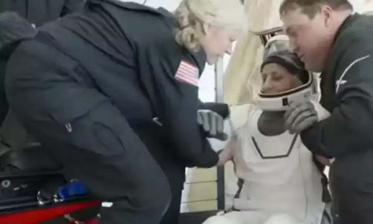 వీడియో..సునీతా విలియమ్స్‌ సేఫ్‌ ల్యాండ్‌