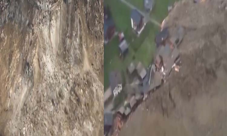 మంచు కొండలు బీభత్సం..గ్రామం భూస్థాపితం!