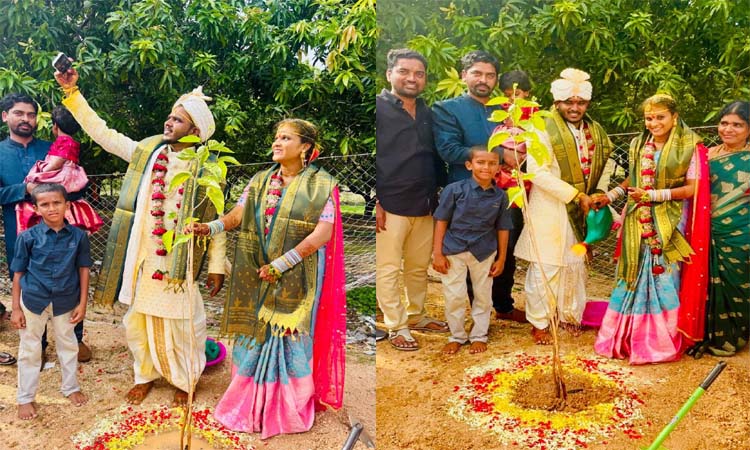 GIC:హరితసేనలో నూతన వధూవరులు