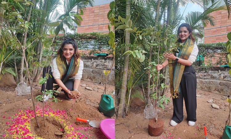 GIC:గ్రీన్ ఛాలెంజ్‌లో నటి ఆయూష పటేల్