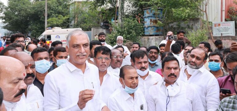 పాశమైలారం ఘటనపై హరీష్ రావు