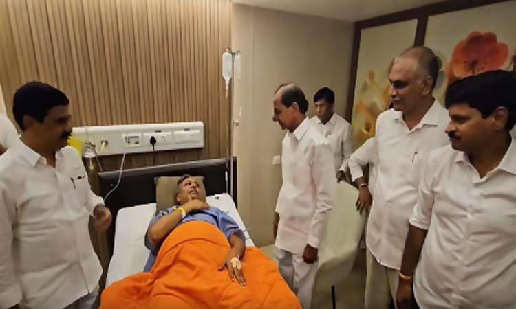 పల్లాను పరామర్శించిన కేసీఆర్