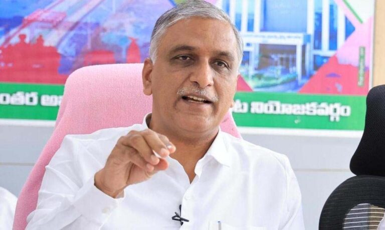 బుల్డోజర్ రాజ్‌పై హరీశ్ రావు ట్వీట్