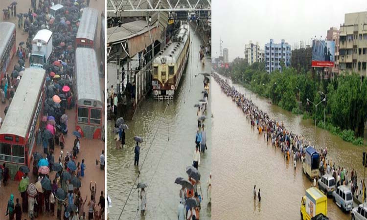 ముంబై నగరం..నీట మునిగిన వేళ!