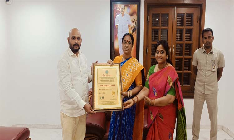 భద్రాద్రి దేవస్థానానికి ఐఎస్ఓ సర్టిఫికెట్