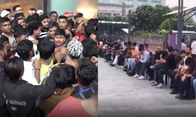 iPhone 17: బారులు తీరిన యువత!