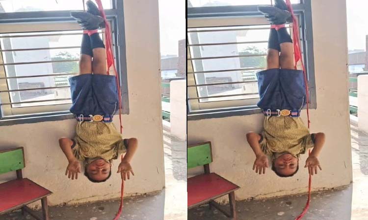 దారుణం..హోం వర్క్‌ చేయలేదని!