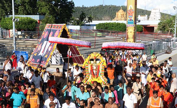 TTD:కన్నులపండువగా భాగ్ సవారి ఉత్సవం