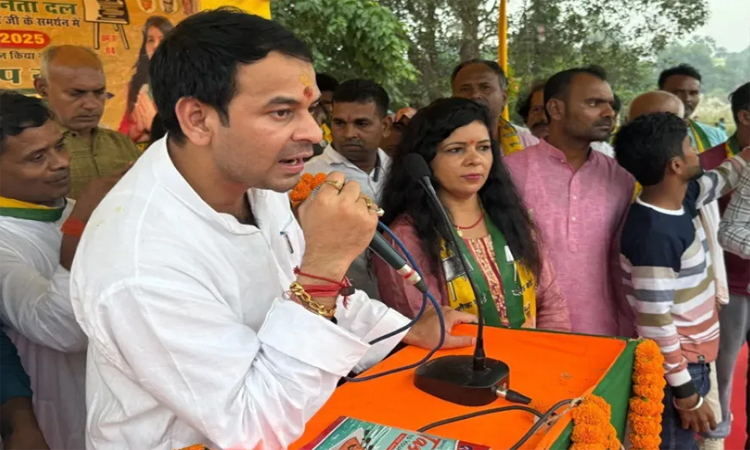 తేజ్‌ప్రతాప్ ప్రచారంలో ఉద్రిక్తత..